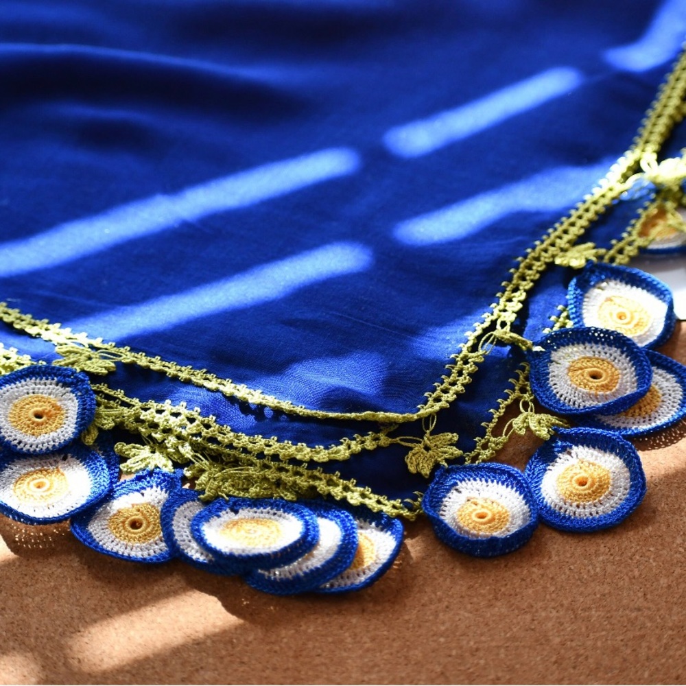 Evil eye Scarf Greek Evil Eye Scarf Handmade Crochet Evil
Eye